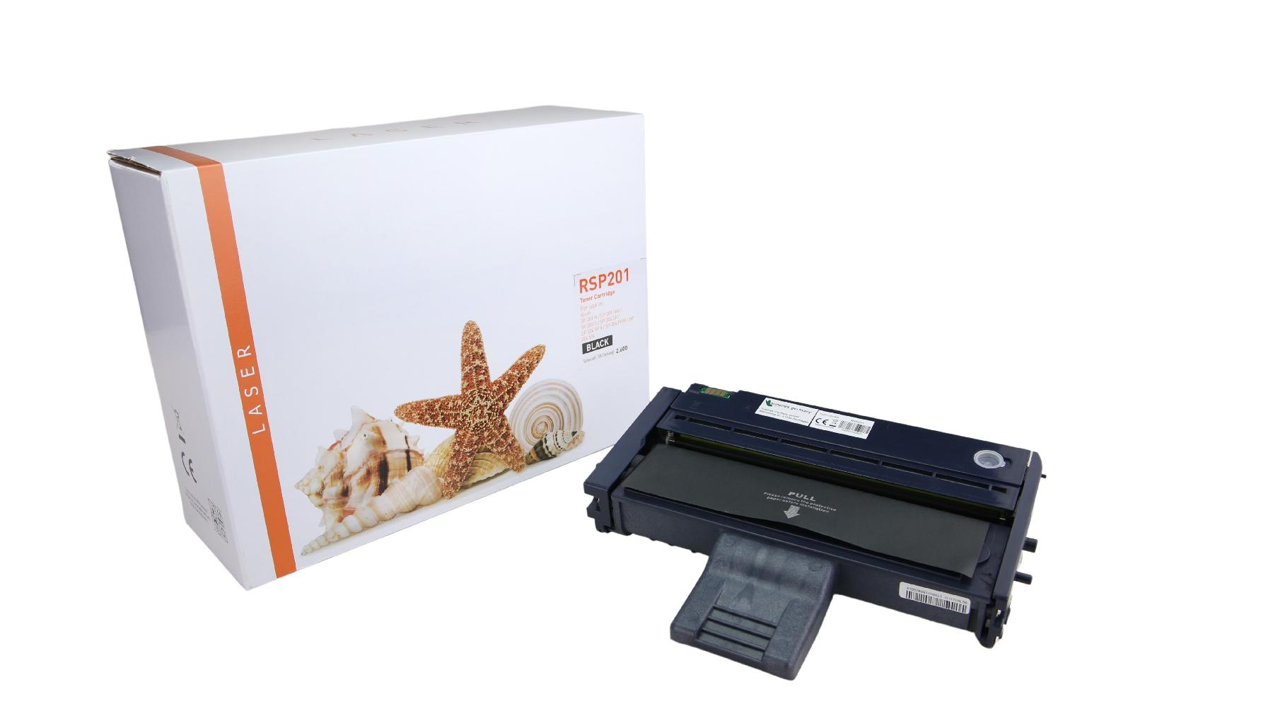 White Box TONSP201 Alternativ Toner Schwarz für Ricoh  / 407254 / 2.600 Seiten neu schwarz