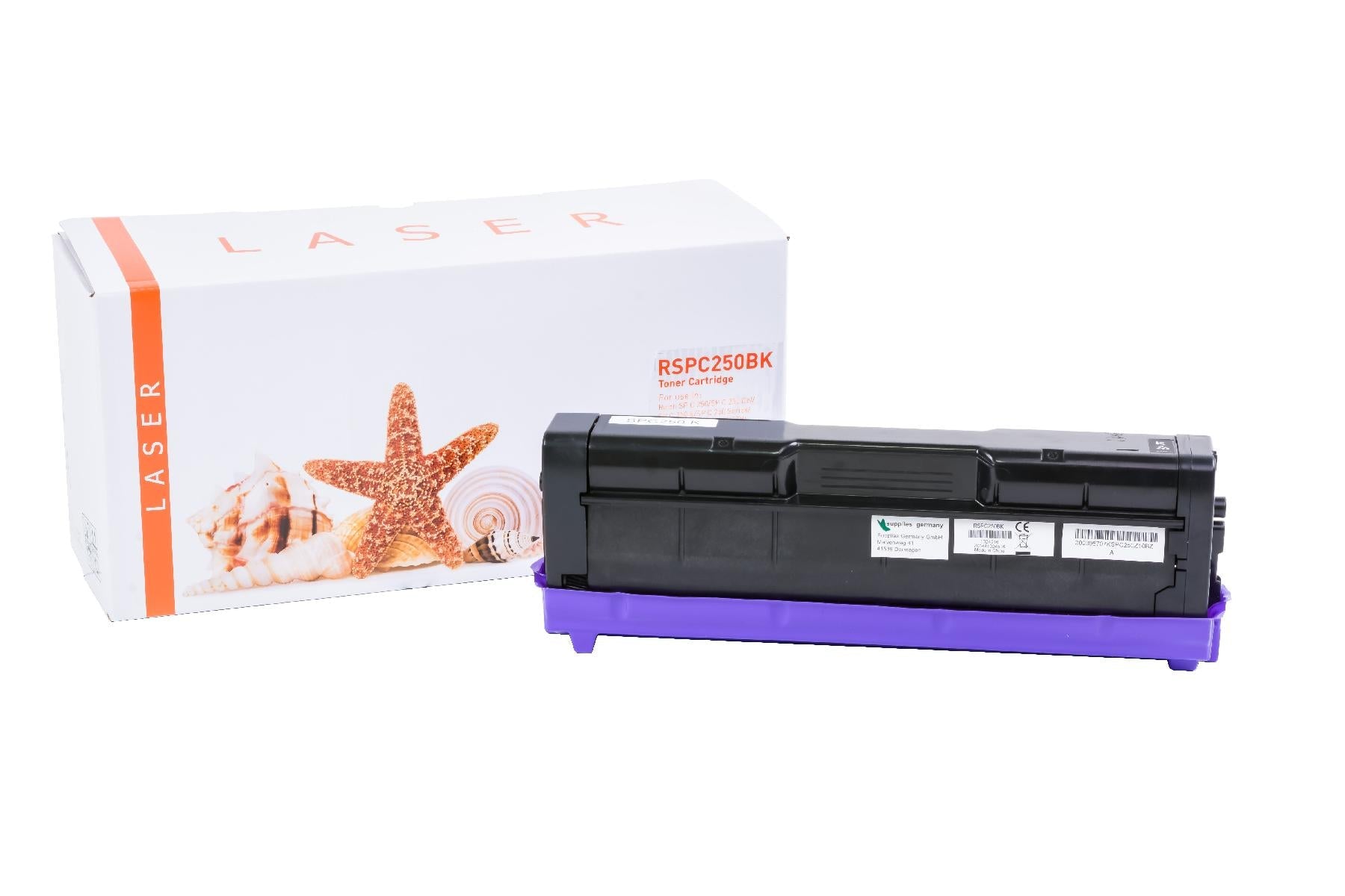 White Box TONSPC250BK Alternativ Toner Schwarz für Ricoh / 407543 / 2.000 Seiten neu schwarz