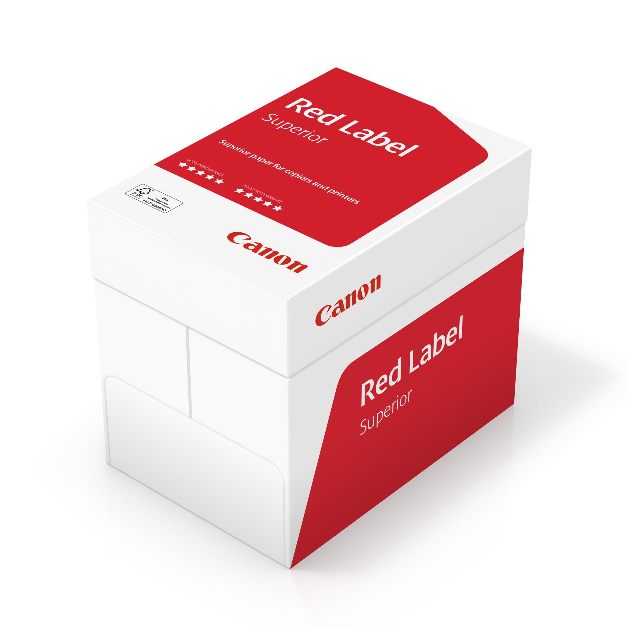 Canon Red Label Superior Premium Kopierpapier / holzfrei, superweiß, 80g/m, DIN A4 / 2.500 Blatt