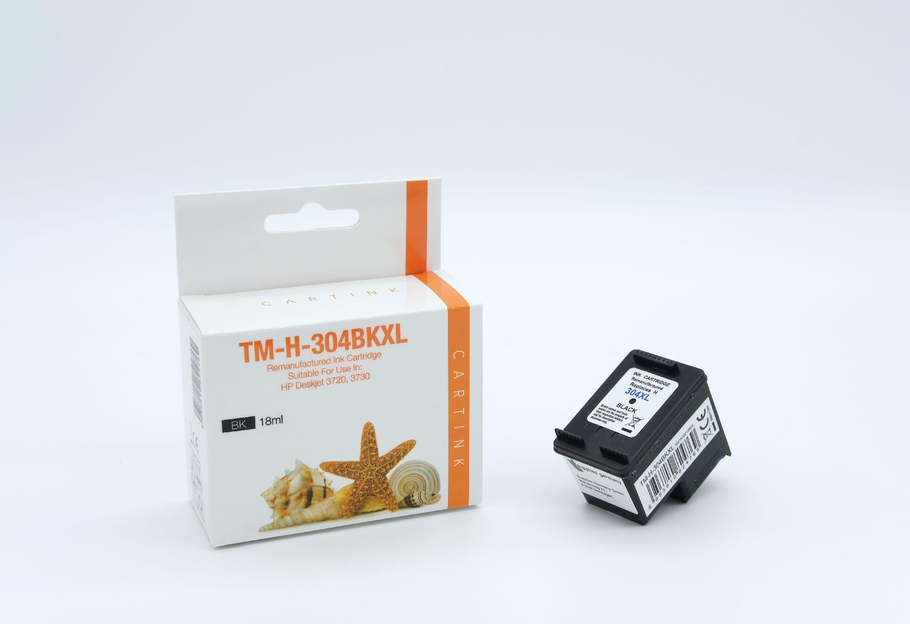 REF304XLBK Refill Tinte Black für HP / N9K08AE / 18ml (EU)
