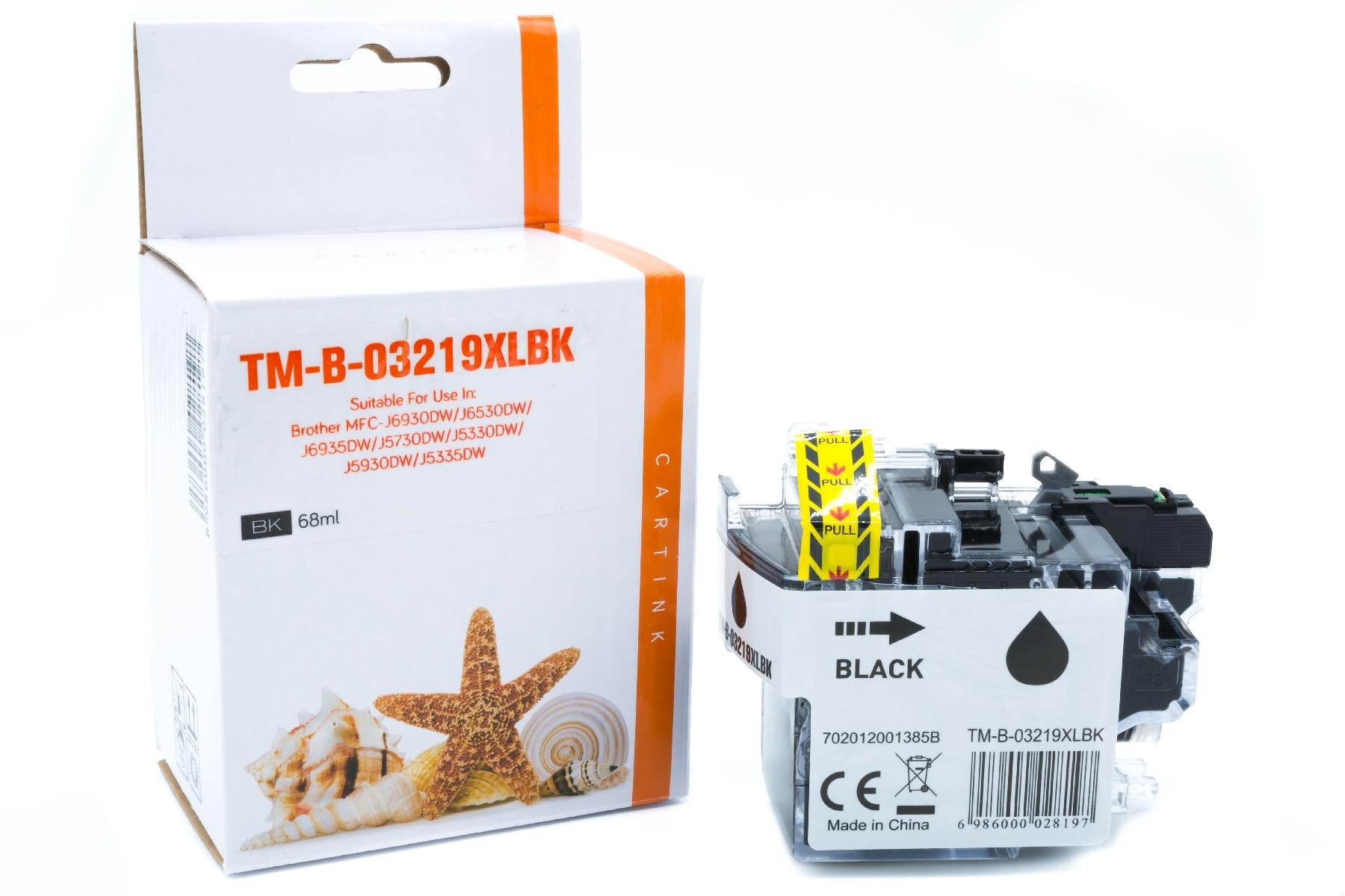 LC3219BK Alternativ Seestern Tinte Schwarz für Br / LC3219BK / 68ml