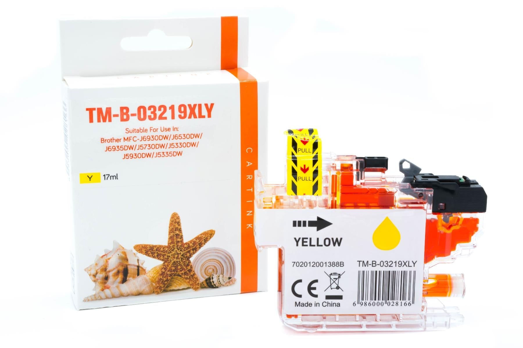 LC3219Y Alternativ Seestern Tinte Gelb für Br / LC3219Y / 17ml