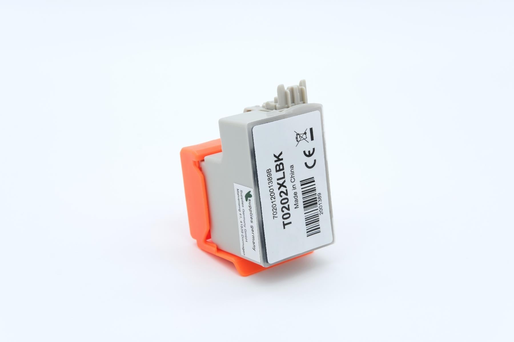 BULK T0202XLBK Alternativ Tinte Schwarz für Epson / C13T02G14010/550 Seiten
