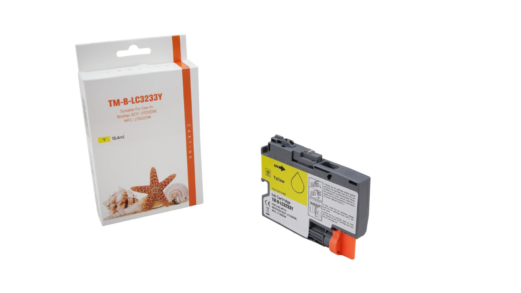 LC3233Y Alternativ Seestern Tinte Gelb für Br / LC3233Y / 1.500 Seiten