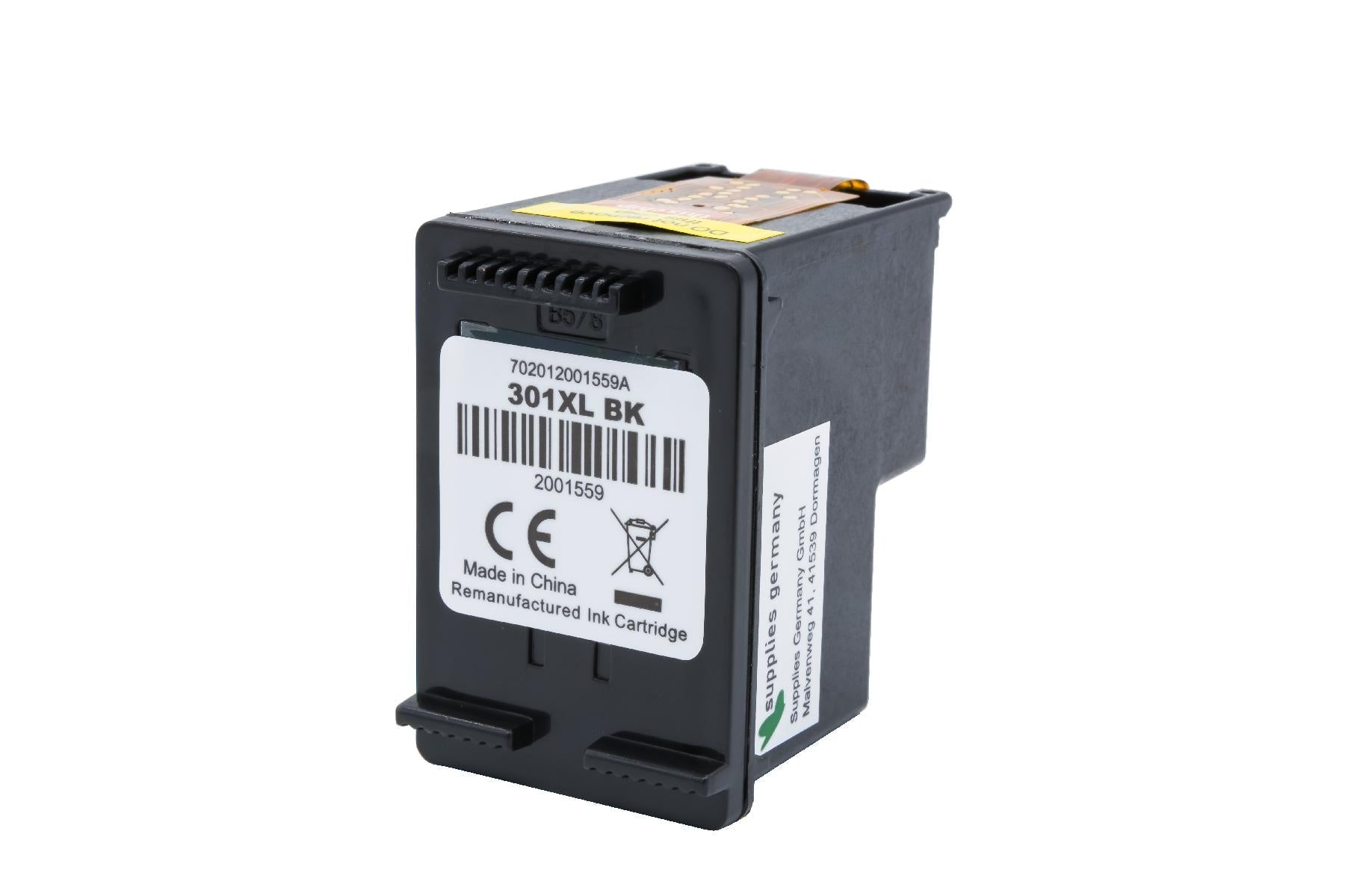 BULK 301BKXL Alternativ Tinte Black für HP / CH563EE / 20ml