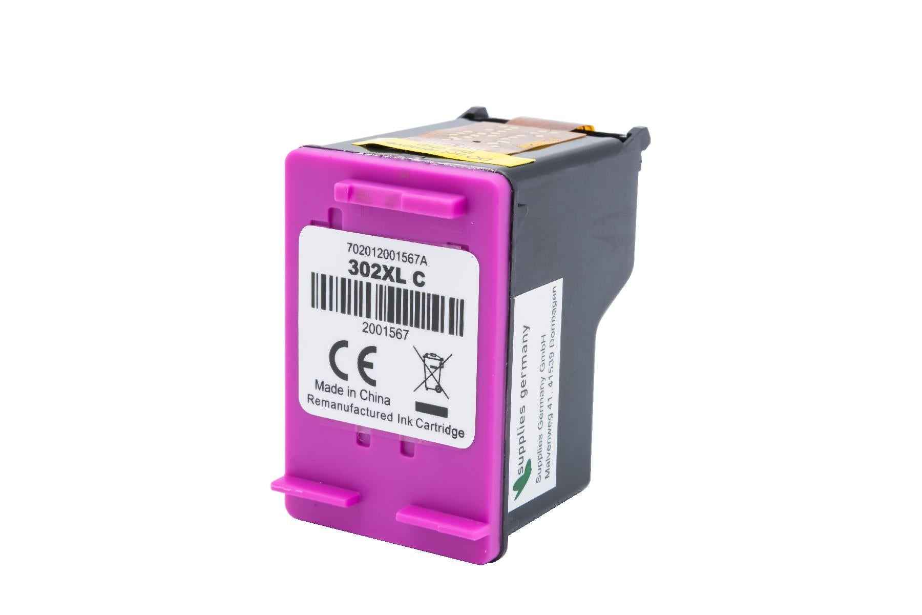 BULK 302CXL Alternativ Tinte Color für HP / F6U67AE / 18ml (EU)