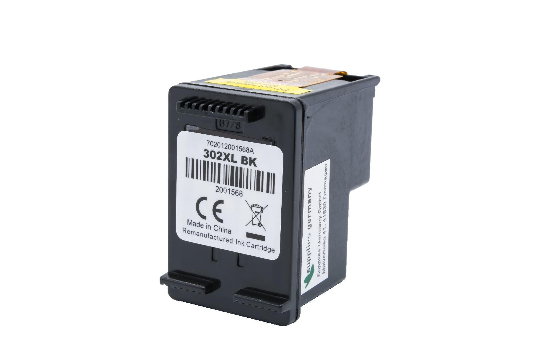 BULK 302BKXL Alternativ Tinte Black für HP / F6U68AE / 18ml (EU)