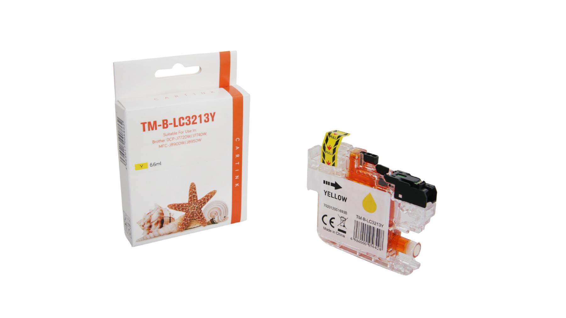 LC3213Y Alternativ Seestern Tinte Gelb für Br / LC3213Y / 400 Seiten