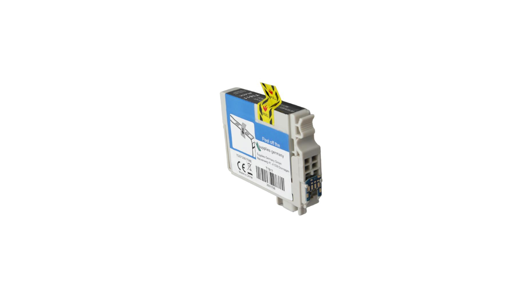 BULK T1811 Alternativ Tinte Schwarz für Epson / C13T18114010 / 17,5ml