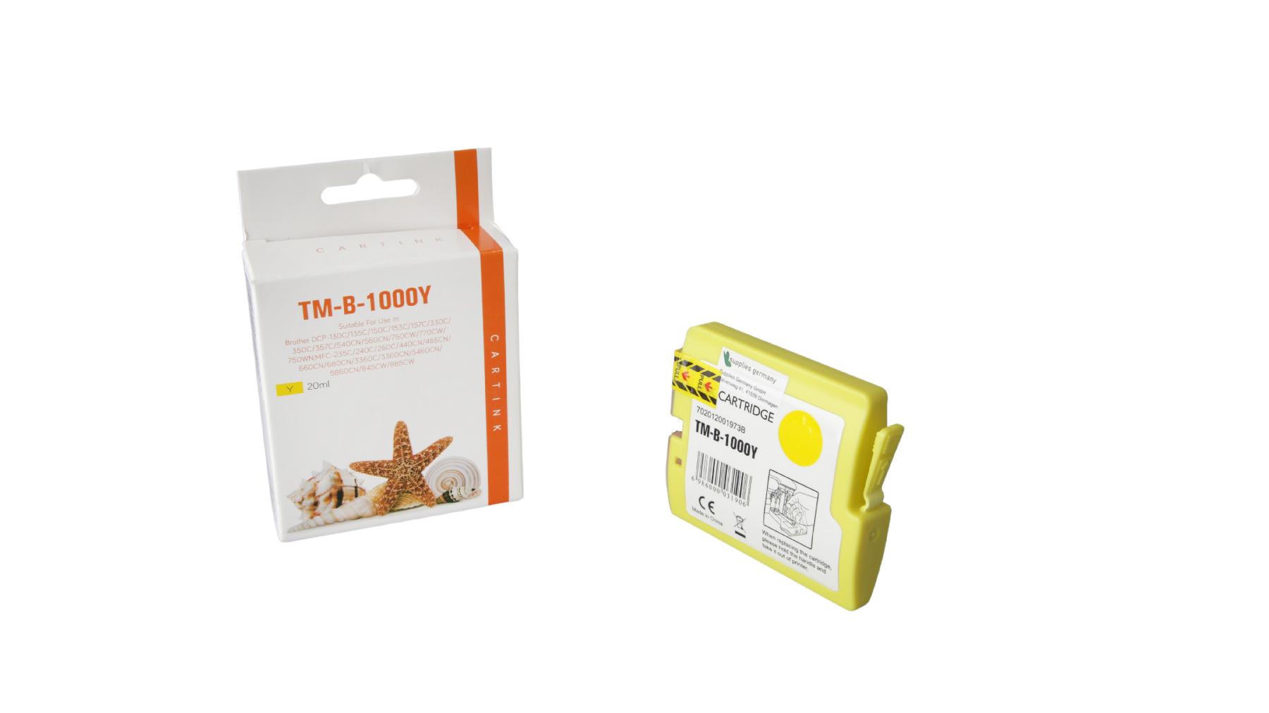 LC970/1000Y Alternativ Seestern Tinte Yellow / LC1000Y / 20ml