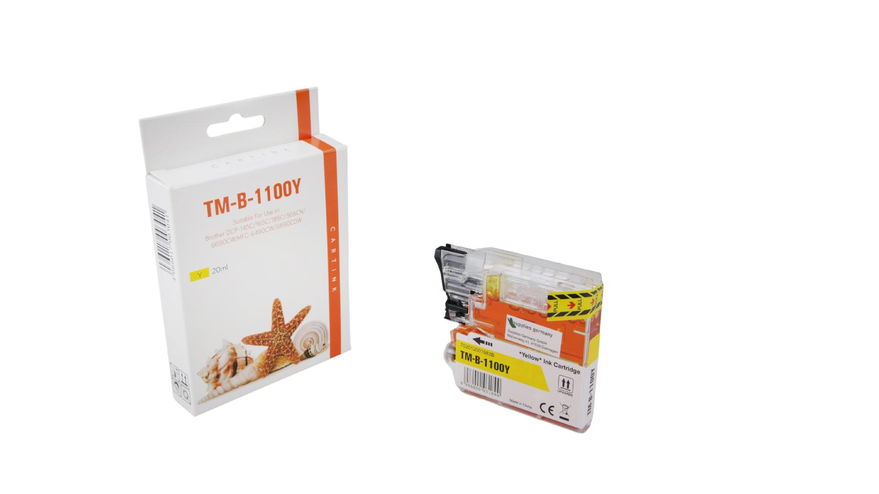LC980/1100Y Alternativ Seestern Tinte Gelb / LC1100Y / 20ml