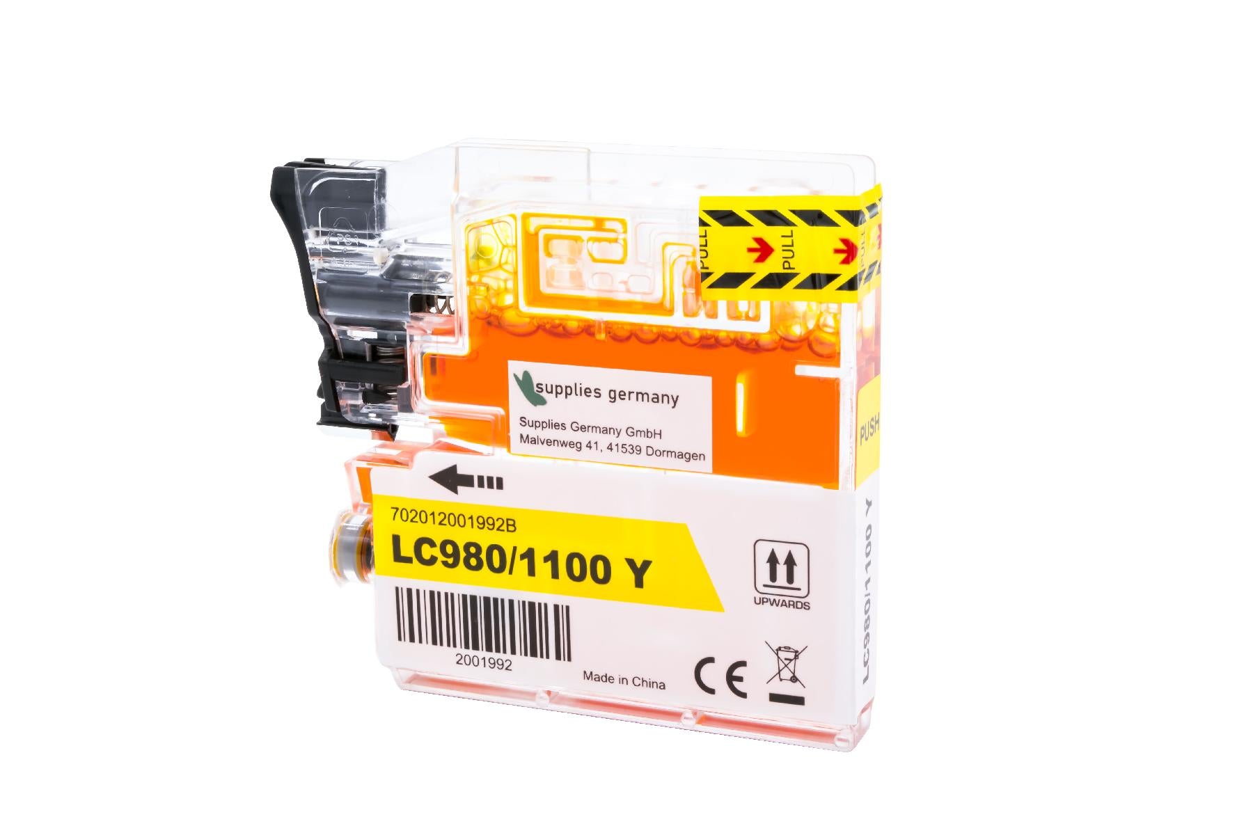 BULK LC980/1100Y Alternativ Tinte Yellow für Broth / LC980Y / 20ml