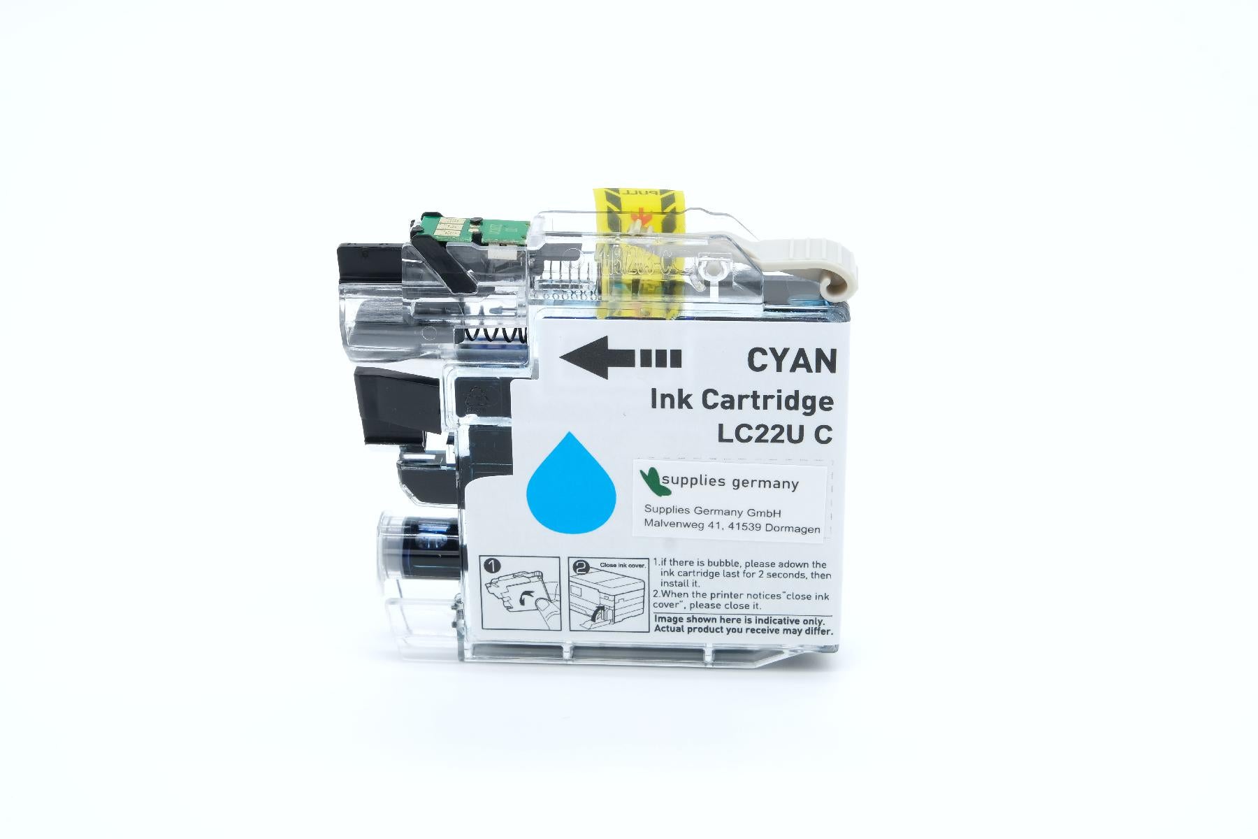 BULK LC22UC Alternativ Tinte Cyan für Brother / LC22UC / 15,4ml