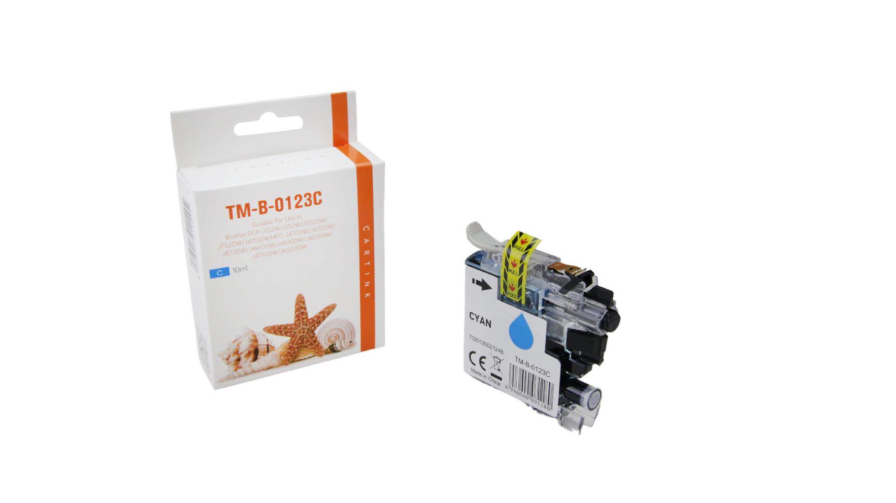 LC121/123C Alternativ Seestern Tinte Cyan f / LC123C / 10ml