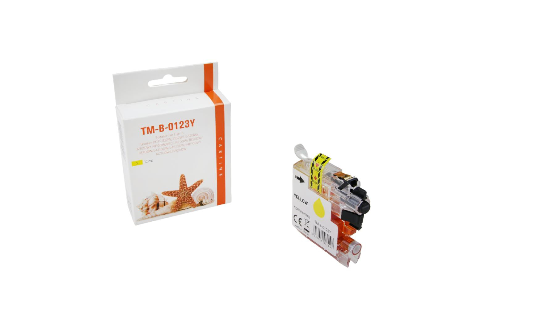 LC121/123Y Alternativ Seestern Tinte Yellow fü / LC123Y / 10ml