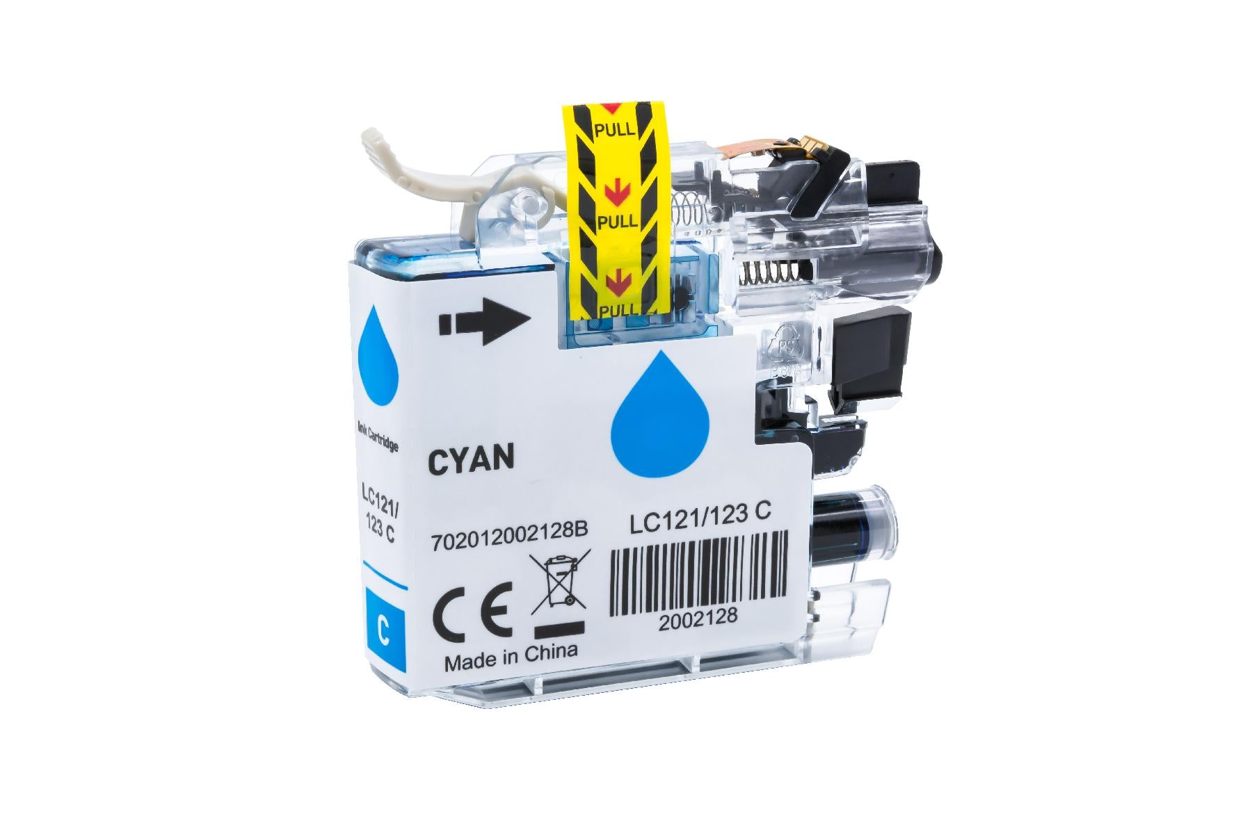 BULK LC121/123XLC Alternativ Tinte Cyan für Brothe / LC123C / 10ml