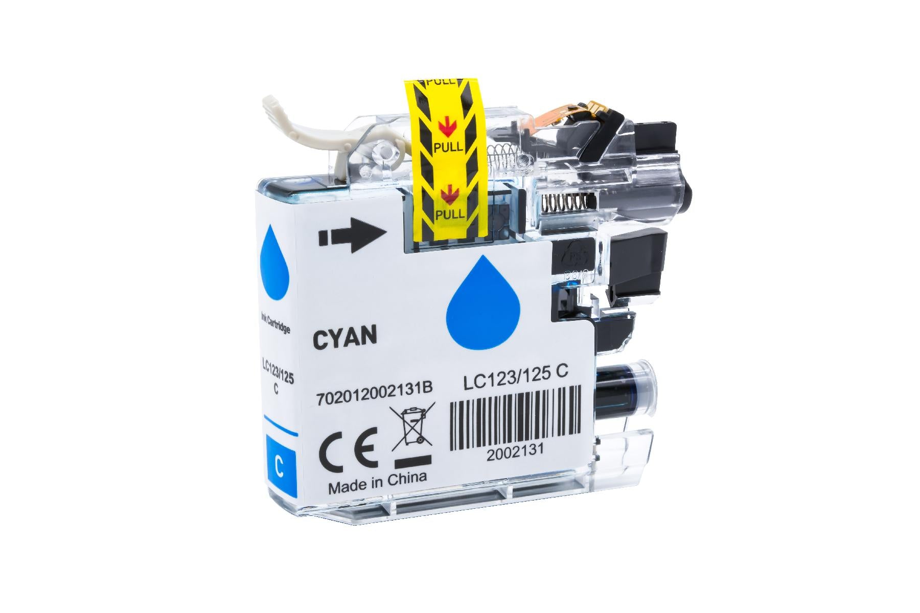 BULK LC125XLC Alternativ Tinte Cyan für Brothe / LC125C / 16,6ml