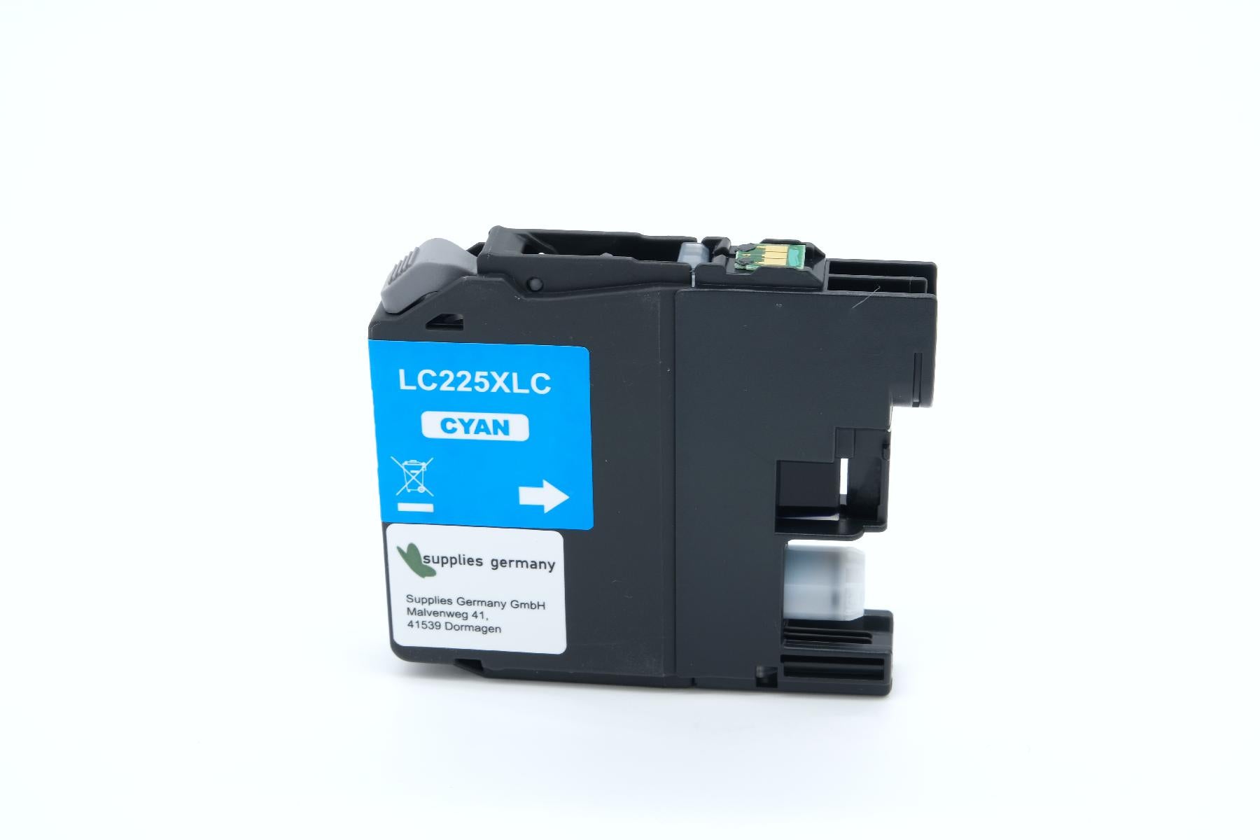 BULK LC225XLC Alternativ Tinte Cyan für Brother / LC225XLC / 11ml