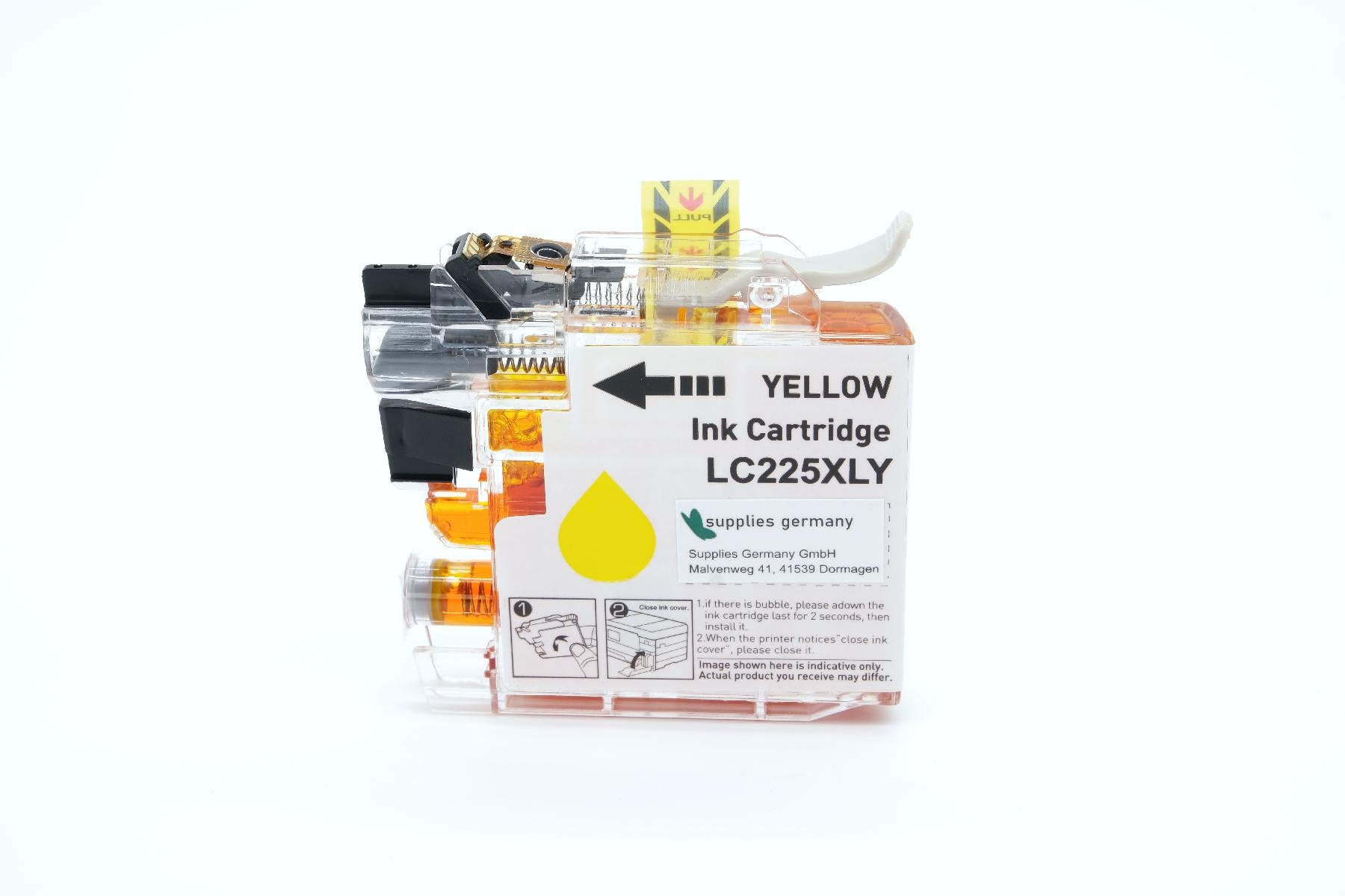 BULK LC225XLY Alternativ Tinte Yellow für Brother / LC225XLY / 11ml