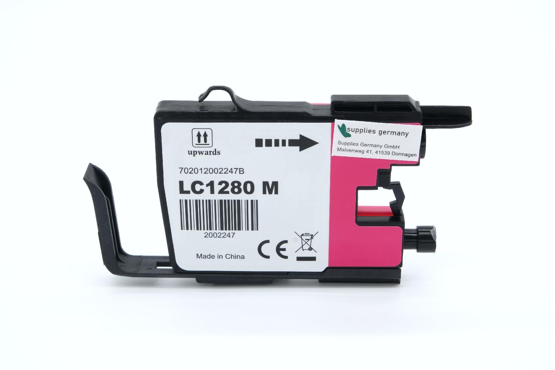 BULK LC1280XLM Alternativ Tinte Magenta für Brothe / LC1280XLM / 20ml