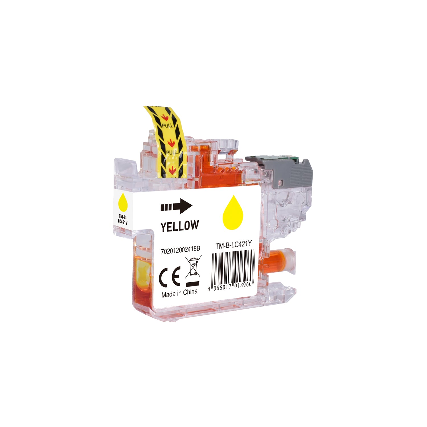 BULK LC421Y Alternativ (Dye) Tinte Yellow für Brother / LC421Y / 6,5ml