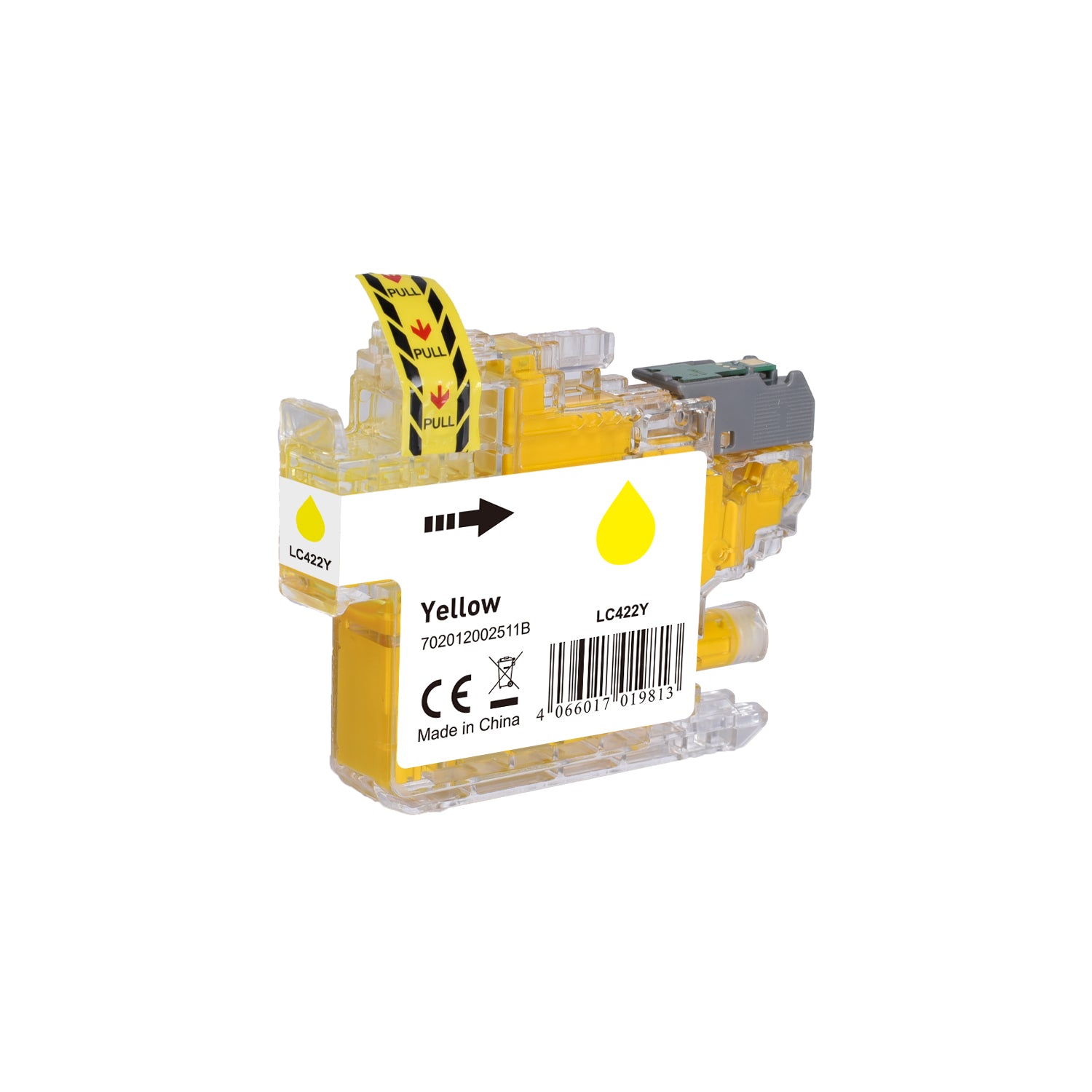 BULK LC422Y Alternativ (Pigment) Tinte Yellow für Brother / LC422Y / 10ml