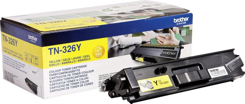 Brother TN-326 4er Pack / Schwarz Cyan Magenta Gelb - Set / Original BROTHER Laserdrucker Toner TN326