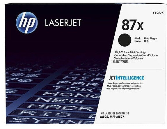 HP 87X schwarz / Original HP Toner schwarz / CF287X / 18000 S.