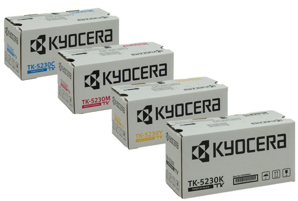 Kyocera TK-5230 Toner für ECOSYS P5021 und M5521 Schwarz Cyan Gelb Magenta